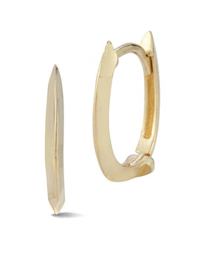 Ember Fine Jewelry 14K Knife Edge Huggie Earrings