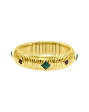 ADORNIA 14K Plated Bangle Bracelet