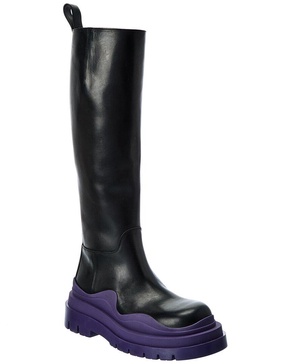 Bottega Veneta The Tire High Leather Boot