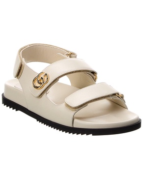 Gucci GG Leather Sandal