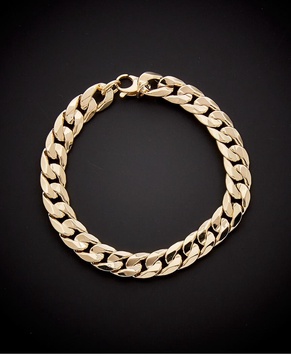 14K Italian Gold Cuban Curb Link Bracelet