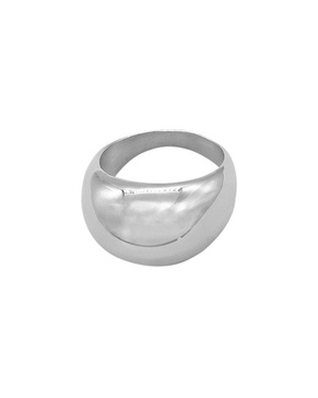 ADORNIA Stainless Steel Dome Ring