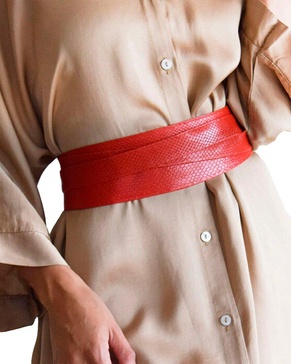 ada collection Classic Wrap Leather Belt