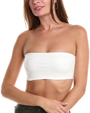 commando Faux Leather Bandeau Bralette