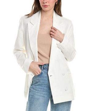 AllSaints Petra Linen-Blend Blazer