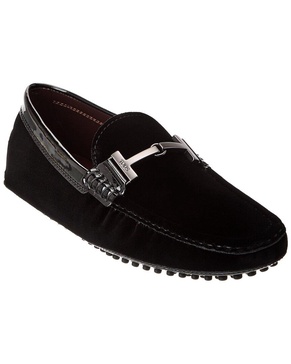 TOD’s Velvet & Patent Loafer