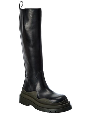 Bottega Veneta The Tire High Leather Boot