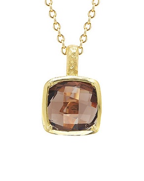 I. Reiss 14K 6.00 ct. tw. Smokey Topaz Necklace