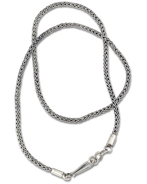 Samuel B. Silver Wheat Chain Necklace