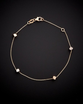 14K Italian Gold Two-Tone Bracelet