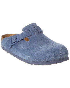 Birkenstock Boston Suede Soft Footbed Clog