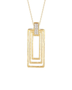 I. Reiss 14K 0.08 ct. tw. Diamond Pendant