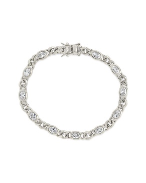 Sterling Forever Rhodium Plated Cassie Tennis Bracelet