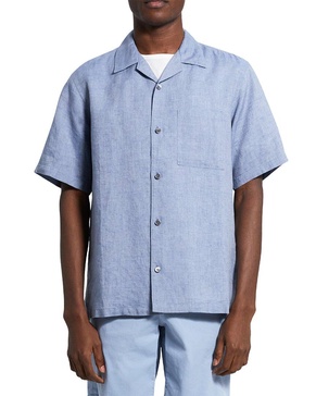 Theory Noll Linen Woven Shirt