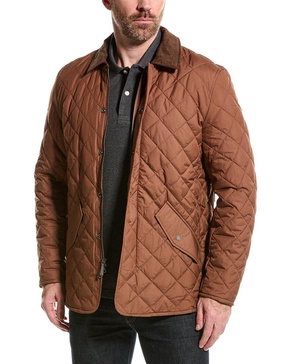 diamond quilted jacket