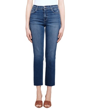 L'AGENCE Sada Laredo High-Rise Crop Slim Jean