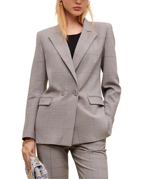 Maje Varreau Wool-Blend Suit Blazer