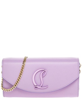 Christian Louboutin Loubi54 Leather Wallet On Chain