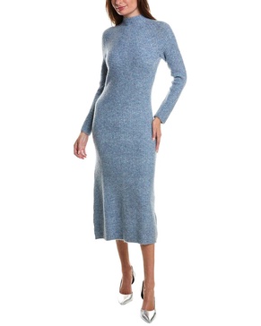 Maje Wool & Mohair-Blend Sweaterdress