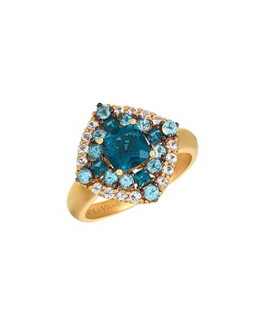 Le Vian 14K 2.17 ct. tw. Deep Sea Blue Topaz Ring