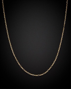 14K Italian Gold Figaro Forzantina Necklace