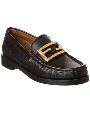 FENDI Baguette Leather Loafer