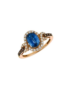 Le Vian® Chocolatier 14K Strawberry Gold 1.84 ct. tw. Diamond & Sapphire Ring