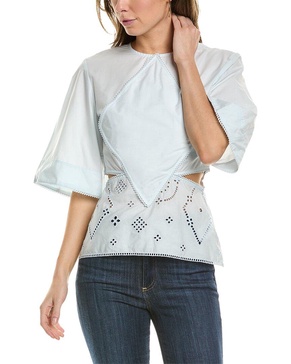 GANNI Broderie Anglaise Blouse