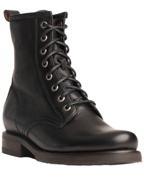 Frye Veronica Leather Combat Boot