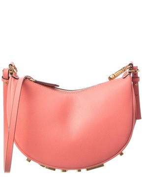 FENDI Fendigraphy Mini Leather Hobo Bag