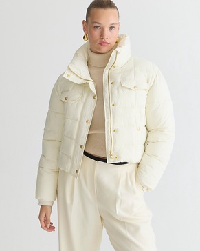 Cropped puffer jacket with PrimaLoft®