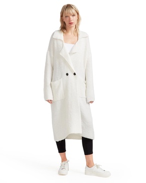 Women Born To Run Sustainable Sweater Coat