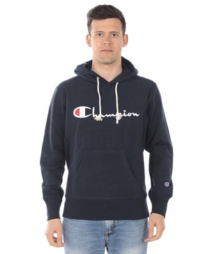 Champion Sweatshirt Hoodie in Blue