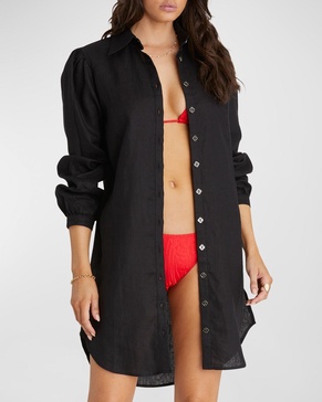 Odilia Linen Beach Shirt 