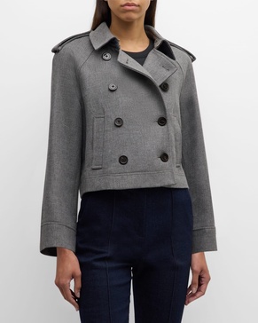 Conneley Cropped Trench Coat 