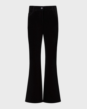 Cali Flared Velvet Cropped Pants