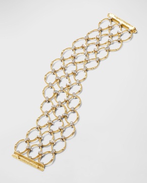 Marrakech Onde 18K Gold 3-Strand Flat Bracelet