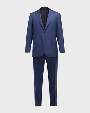 Men's Wool Herringbone Suit