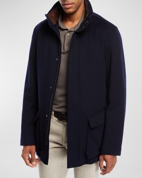 Winter Voyager Cashmere Storm System Coat