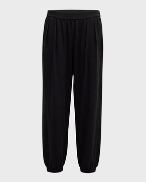 Pleated Stretch Jersey Lantern Pants