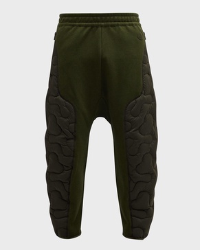 Moncler x Salehe Bembury Men's Nylon Panel Drawstring Joggers