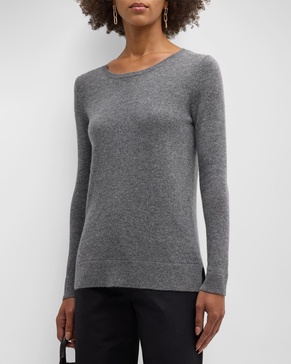 Cashmere Basic Crewneck Top