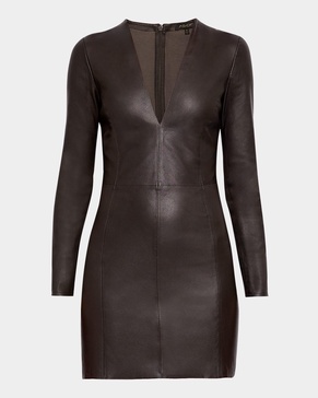 Demeter Stretch Leather Dress