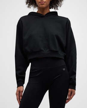 Cropped Go Time Padded Hoodie