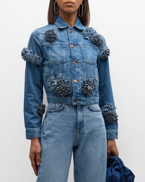 Ms. Jones Floret Classic Denim Jacket