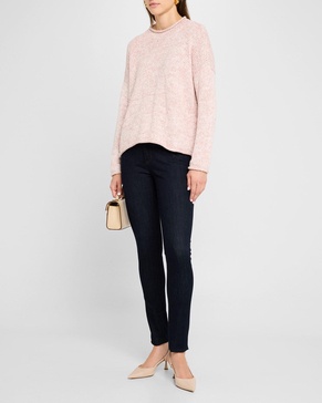 Funnel-Neck Organic Cotton Sweater