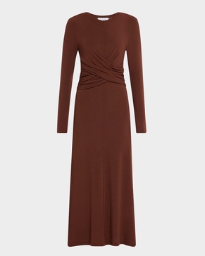 Twist Jersey Maxi Dress