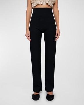 Rio II High-Waist Straight-Leg Pants