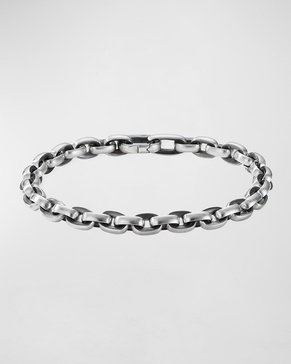 Men's Streamline Sterling Silver Link Bracelet