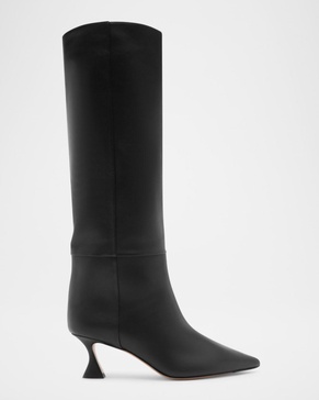 Brena Leather Knee Boots